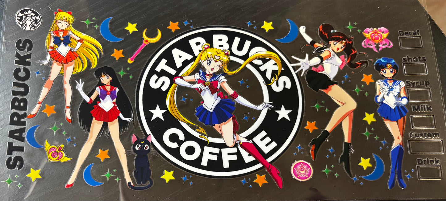 Sailor Moon Starbies (16oz or 40oz Cupz Only)