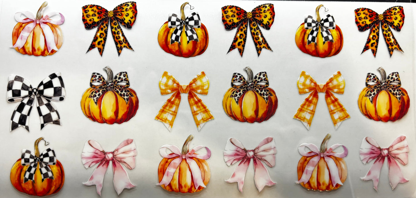 Cheetah Pumpkins/Bows