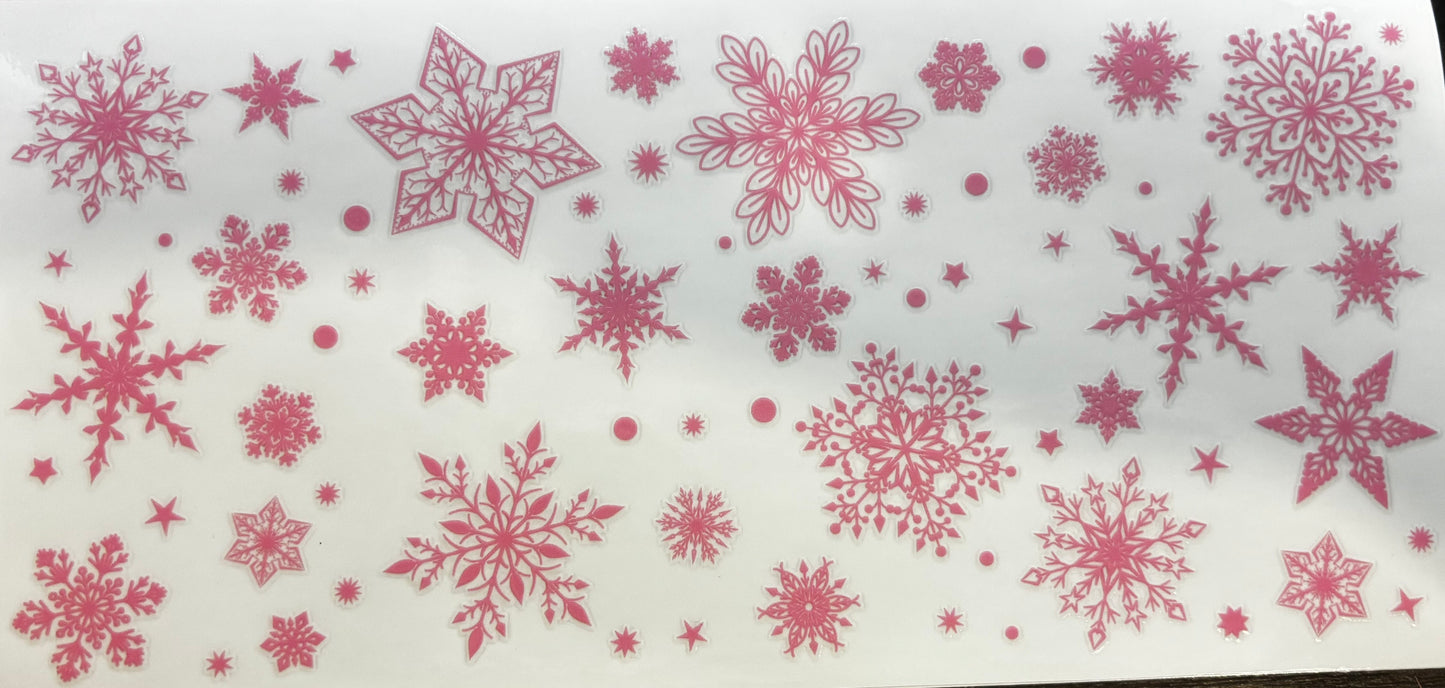 Pink Snowflakes