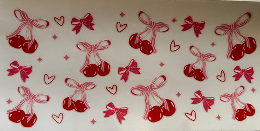 Cherries (bows & hearts)