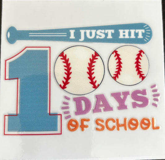 #34 Baseball 100 Days of School