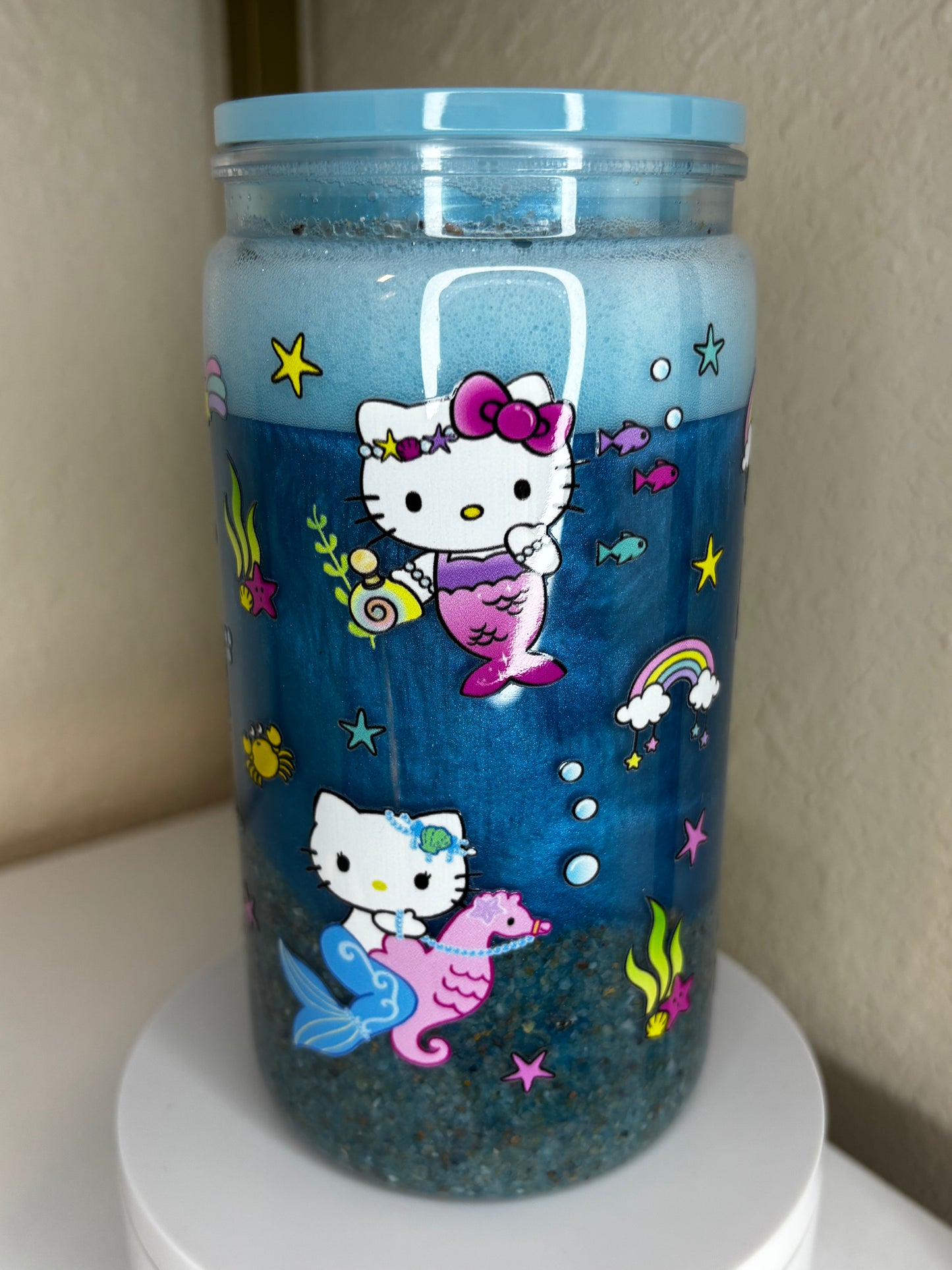 Beach Cup/Colored Lid - HK Mermaid