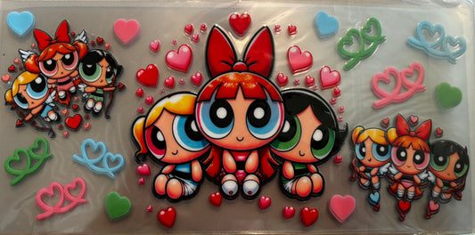 Powerpuff Girls (hearts)