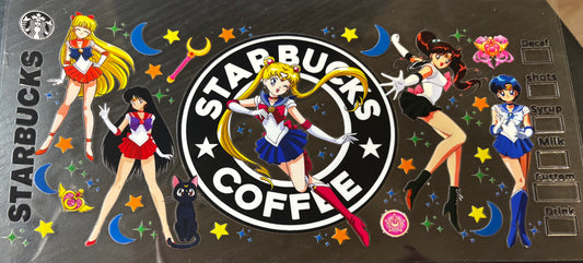 Sailor Moon Starbies (16oz or 40oz Cupz Only)