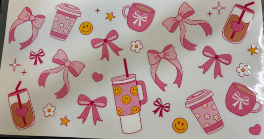 Pink Bows Tumblers