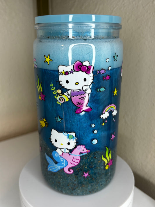 Beach Cup/Colored Lid - HK Mermaid